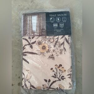 Half Moon Botanical Garden Two Panels Curtains-NWT